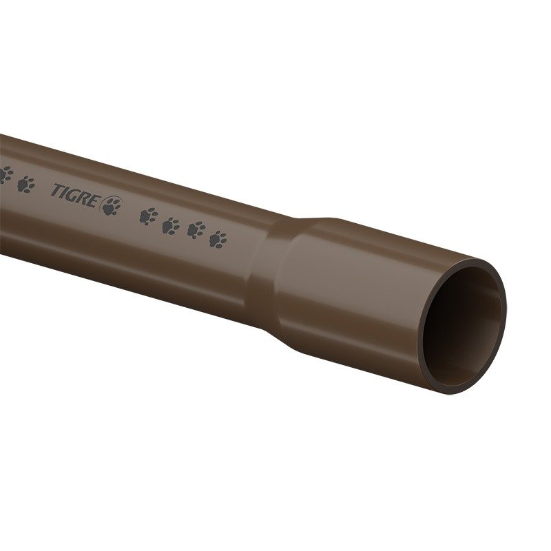 Tubo PVC Marrom Soldável